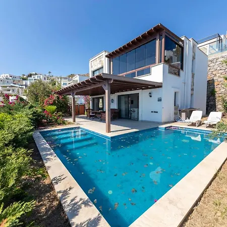 Villa Splendid With Private Pool And Jacuzzi Near In Bodrum *